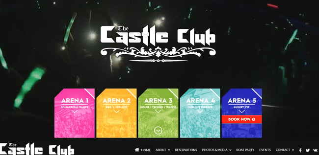 31 Night Club Website Design Examples We Love [+ How To Make Your Own]
